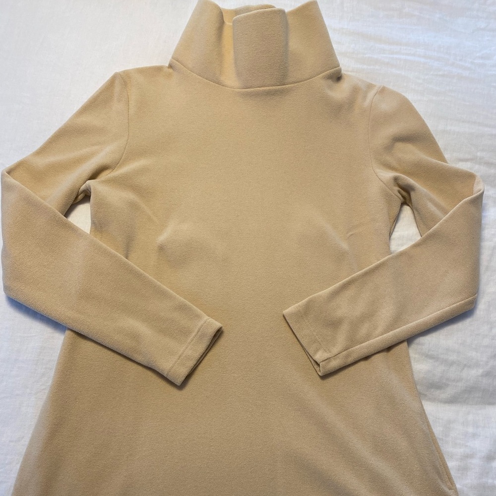 Dudley Stephens Cobble Hill Turtleneck in Natural Blush